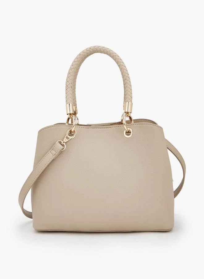 Flora Bella By Shoexpress TAUPE Women Zipper Tote Bags for Women | Best Price UAE